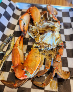 Wild caught blue crab